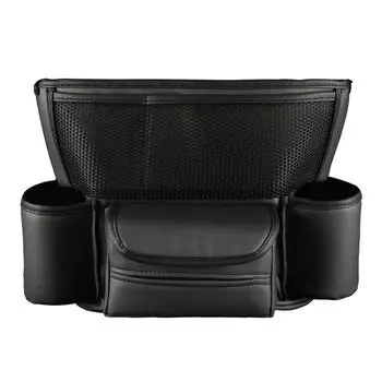 Автомобильная сумка для хранения большой емкости, автомобильная вешалка на спинку переднего сиденья, средняя сумка-органайзер, карман для сиденья, автоудержание чёрный