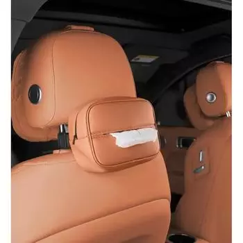 Автомобильная сумка для салфеток Подголовник Подвесная бумага Аксессуары для интерьера black чёрный