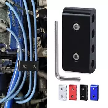 Автомобильная свеча зажигания, зажим для электрического провода, разделитель линии, зажим для кабеля зажигания, авто украшение, 1 шт. для 7 мм/8 мм/9 мм, автомобильные аксессуары красный