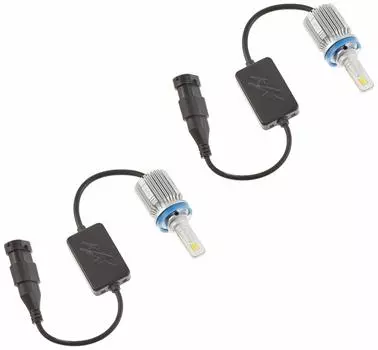 Автомобильная светодиодная лампа Philips для противотуманных фар H8 H11 H16, 2-цветная, с функцией смены цвета PHILIPS UltinonEssential 11366UEDX2 и