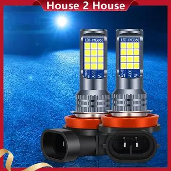 Автомобильная светодиодная передняя противотуманная лампа жёлтый