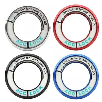 Автомобильная светящаяся крышка отверстия для ключа зажигания для