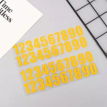 Автомобильная светящаяся наклейка с номером, светящиеся наклейки с цифрами, автомобильная временная наклейка на телефон, почтовый ящик, табличка на ящик, табличка на дверь отеля, этикетка as the picture