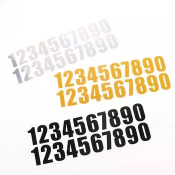 Автомобильная светящаяся наклейка с номером, светящиеся наклейки с цифрами, автомобильная временная наклейка на телефон, почтовый ящик, табличка на ящик, табличка на дверь отеля, этикетка B