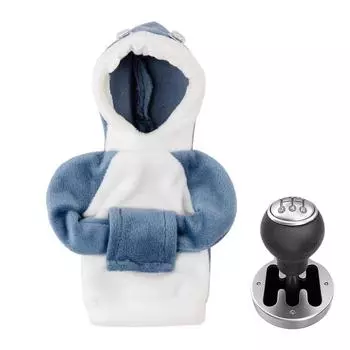 Автомобильная толстовка с капюшоном, чехол для рычага переключения передач, мини-толстовка с капюшоном, ручка переключения передач, автомобильная толстовка с капюшоном, рычаг переключения передач, свитер с капюшоном, новый