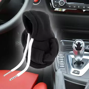 Автомобильная толстовка с переключением передач, чехол переключения передач, украшение интерьера, прочный, модный, стирается в машине чёрный