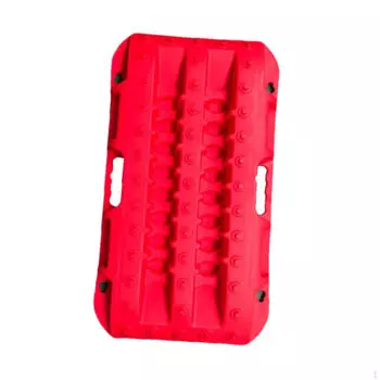 Автомобильная тяговая доска для использования колесных шин, лестниц, грузовиков и внедорожников красный