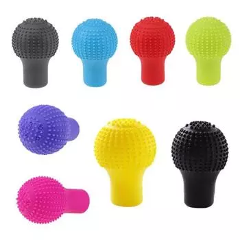 Автомобильная универсальная ручка ручного тормоза, внутренний воротник переключения передач, силиконовая ручка переключения передач, шаровая крышка чёрный