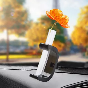 Автомобильная ваза вентиляционный зажим Auto Air Charm Легко установить Цветочный декор розовый