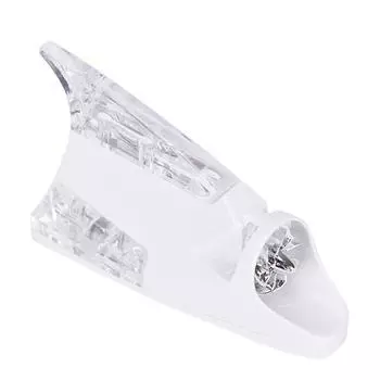 Автомобильная ветровая энергия светодиодная лампа против столкновений антенна плавник акулы предупреждающая вспышка лампа белый