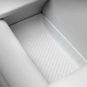 Автомобильная внутренняя дверная ручка силиконовый коврик для хранения дверной слот защитный коврик для Leading Ideal LiXiang L7 L8 L9 2024 2024 2024 чёрный