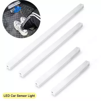 Автомобильная внутренняя полоса света, светодиодная лампа Type-C для зарядки, для фургона, автобуса, каравана, багажного отделения, беспроводной датчик движения