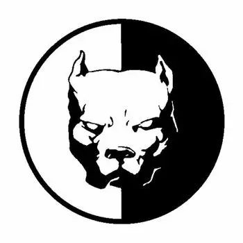 Автомобильная водонепроницаемая наклейка с изображением бульдога для домашних животных чёрный