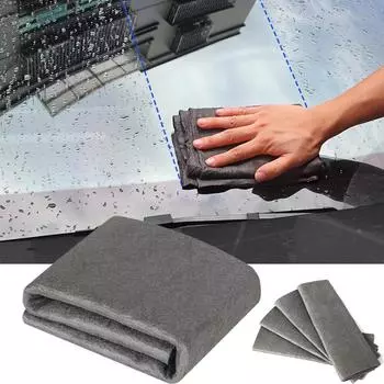Автомобильная волшебная ткань, утолщенные салфетки для чистки, без следов, многоразовые тряпки из микрофибры для оконного стекла, полотенца, бытовые чистящие средства 1pc