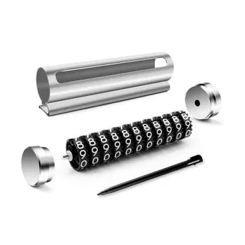 Ролик для машины. С 11-ми цифрами для номера телефона чёрный