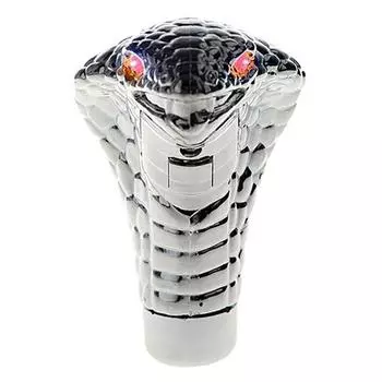 Автомобильная змеевидная головка ABS ручка переключения передач автомобильная светодиодная подсветка активируемая движением ручка переключения передач ручная автоматическая ручка переключения передач синий