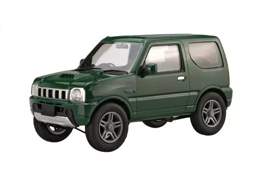 Автомобиль NEXT Series Suzuki Jimny JB23 Khaki Pearl Пластиковая модель 1/24 № 13 (Land Venture/Холодный металлик)