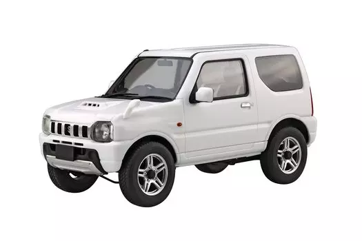 Автомобиль NEXT Series Suzuki Jimny JB23 Пластиковая модель 1/24 №16 (Land Venture/Жемчужно-белый) белый