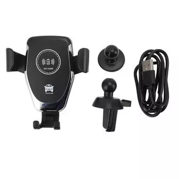Автомобильное беспроводное зарядное устройство, подставка, автоматический держатель для телефона, вращающийся на 360 градусов, 15 Вт, быстрая зарядка для V