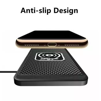 Автомобильное быстрое беспроводное зарядное устройство с силиконовой подставкой, подставка-док-станция 15 Вт для Samsung S20 S10 iPhone 13 11 Pro Xs Max, беспроводная зарядная подставка