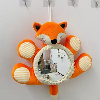 Автомобильное детское зеркало заднего сиденья, интерьерное мультяшное животное, легко наблюдать, широкий обзор, милое