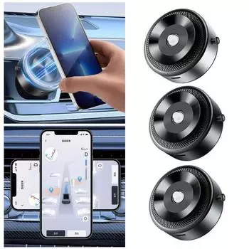 Автомобильное крепление для смартфона с вакуумной присоской, вращающийся на 360 градусов держатель для телефона для легкой навигации, устойчивая магнитная подставка для телефона на приборную панель