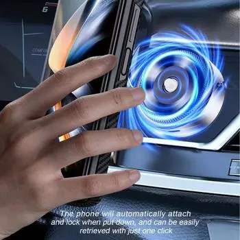 Автомобильное крепление для смартфона Yousheng с вакуумной присоской, вращающийся на 360 градусов держатель для телефона для удобной навигации, устойчивая магнитная подставка для телефона на приборной панели серебряный