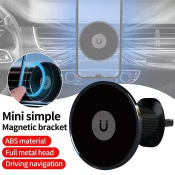Автомобильное крепление для телефона MagSafe, съемное, вращающееся на 360°, легко вставляемое, регулируемое, прочное магнитное крепление для iPhone в автомобиле
