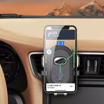 Автомобильное крепление для телефона на вентиляционную решетку - держатель-клипса на вентиляционную решетку, универсальная подставка Hands Free для смартфона GPS
