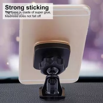 Автомобильное крепление для телефона, высокосовместимый мощный магнит, магнитное крепление для одной руки, автомобильный держатель телефона для автомобиля чёрный