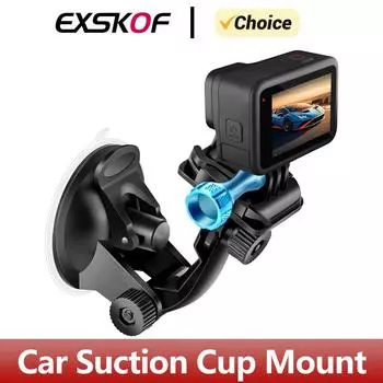 Автомобильное крепление на присоске для GoPro Hero 12 11 10 9 8 7 6 5 Session Black Silver DJI SJCAM AKASO Camera Holder Монтажные аксессуары