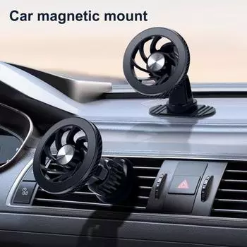 Автомобильное крепление на вентиляционное отверстие, магнитный автомобильный держатель для телефона для кольца MagSafe, вращающееся на 360 градусов, стабильное поле, подставка для мобильного телефона для различных мобильных телефонов C