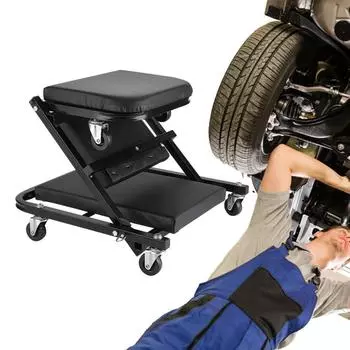Автомобильное кресло Creeper Rolling Seat Mechanic Creeper со складной конструкцией Topside Creeper Гибкая толстая мягкая подушка для обслуживания автомобиля CHINA