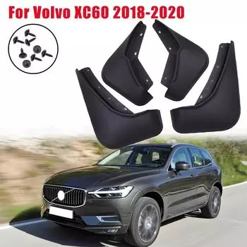 Автомобильное крыло для Volvo XC60 2018, передние и задние брызговики, брызговики, брызговики, автомобильные аксессуары, крыло матовый черный