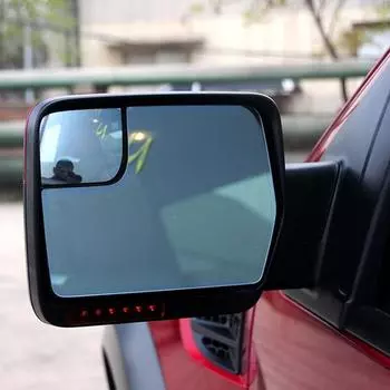 Автомобильное левое боковое зеркало с подогревом для Ford F150 F-150 Pickup 2004 2005 2006 2007 2008 2009 2010 2011 2012 2013 чёрный