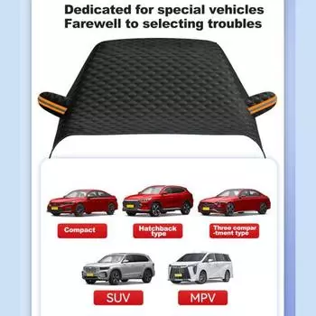 Автомобильное лобовое стекло Снег Противообледенительный чехол Солнцезащитный Защита от замерзания Авто Складной Универсальный Внедорожник Зима