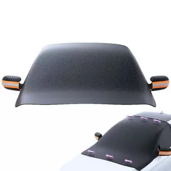 Автомобильное лобовое стекло Снежный чехол Складные автомобильные солнцезащитные козырьки для лобового стекла Светоотражающие Оксфордские автомобильные козырьки для передних окон Автомобильное лобовое стекло