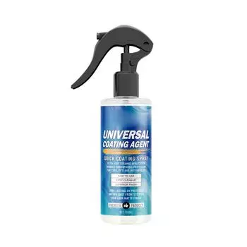 Автомобильное покрытие, средство для ухода за лакокрасочным покрытием автомобиля, нанопокрытие, полировка, отверждение, жидкость, общее автомобильное покрытие, спрей 100 мл One Size синий