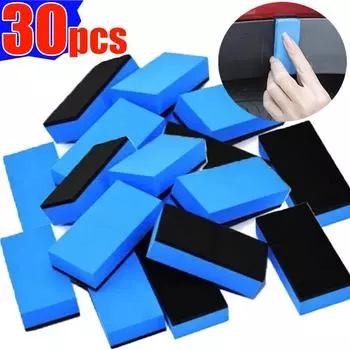 Автомобильное полировальное покрытие Губка Щетка Стекло Нано Аппликатор Подушечки Полировальный воск Керамическое покрытие Губки Щетки Инструменты для чистки