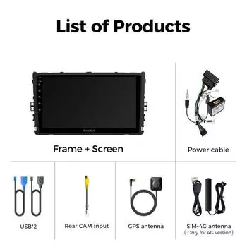 Автомобильное радио Ainavi для VW Volkswagen MQB POLO VI Plus Jetta MK7 T6 Bora Wireless Carplay Android Auto Multimedia Player Car Stereo