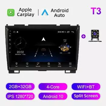 Автомобильное радио Android Auto Carplay для Great Wall Haval H3 H5 2011-2016 Мультимедийный проигрыватель Головное устройство Стерео GPS Навигация BT WIFI 2+32 ГБ 1+16GB
