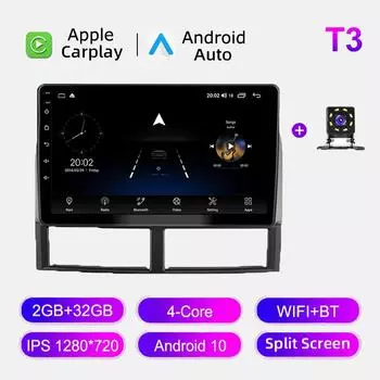 Автомобильное радио Android Auto Carplay для Jeep Grand Cherokee 2004-2005, мультимедийный проигрыватель, головное устройство, стерео, GPS-навигация, BT WIFI 2+32 ГБ 1+16GB