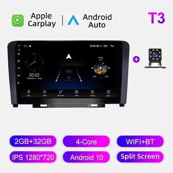 Автомобильное радио Android Auto Carplay для Great Wall Haval H6 2011-2016, мультимедийный проигрыватель, головное устройство, стерео, GPS-навигация, BT WIFI 2+32 ГБ 1+16GB