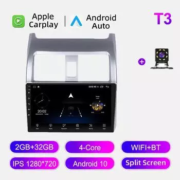 Автомобильное радио Android Auto Carplay для Honda Airwave 2005-2010, мультимедийный проигрыватель, головное устройство, стерео, GPS-навигация, BT WIFI 2+32 ГБ 1+16GB