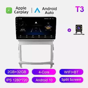 Автомобильное радио Android Auto Carplay для Hyundai Veracruz IX55 2006-2015, мультимедийный проигрыватель, головное устройство, стерео, GPS-навигация, BT WIFI 2+32 ГБ 1+16GB