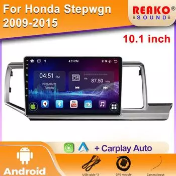 Автомобильное радио Android для Honda Stepwgn 2.0 RK 2009-2013-2015 Мультимедиа Видео GPS Плеер BT Carplay Android авто радио Нет 2din 4 core 1GB+32GB carplay
