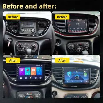 Автомобильное радио для Dodge Dart Fiat Viaggio Ottimo 2012-2017, экран 2 Din, Android, стерео мультимедийное навигационное головное устройство Carplay WiFi