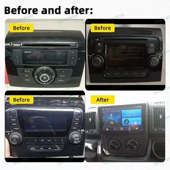 Автомобильное радио для Fiat Ducato 2007-2015 Citroen Jumper Peugeot Boxer 2011-2015 2 Din Android Мультимедиа Стерео Carplay Авторадио GPS