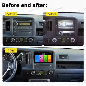 Автомобильное радио для Honda Ridgeline 2006 - 2014 2 Din Android стерео мультимедийный проигрыватель GPS навигация Carplay головное устройство Авторадио 4G