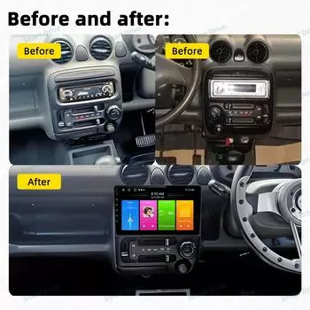 Автомобильное радио для Hyundai Santro Atos Prime 2003 - 2015 2 Din Android Carplay экран GPS навигация Автомагнитола Головное устройство Мультимедиа